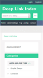 Mobile Screenshot of deeplinkindex.com